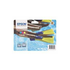 OEM Epson T5846 Ink & 150 Sheets Pict.mate 240/280 Image