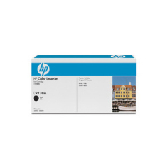 HP 645A Black Standard Capacity Toner Cartridge 13K pages for HP Color LaserJet 5500/5550 - C9730A Image