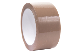 ValueX Low Noise Packaging Tape 48mmx66m Brown (Pack 6) - 001-0081