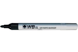 ValueX Whiteboard Marker Bullet Tip 2mm Line Black (Pack 10) - 871001