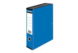 ValueX Box File Paper on Board Foolscap 70mm Capacity 75mm Spine Width Clip Closure Blue (Pack 10) - 31813DENTx10