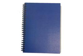 ValueX A5 Wirebound Hard Cover Notebook Ruled 160 Pages Blue