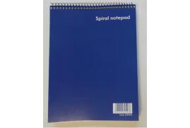 ValueX A5 Wirebound Card Cover Reporters Shorthand Notebook Ruled 200 Pages Blue (Pack 10)
