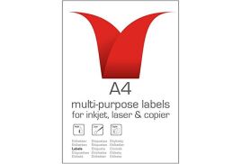 ValueX Multipurpose Label 99.1x38.1mm 14 Per A4 Sheet White (1400 Labels)