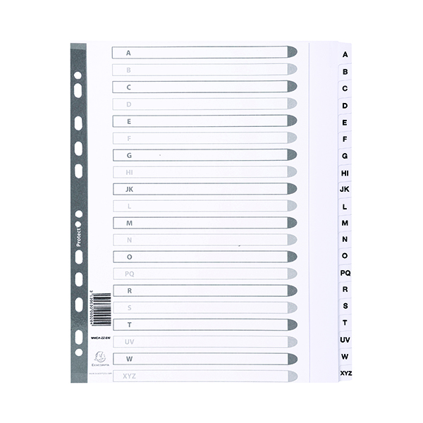 Dated Index divider