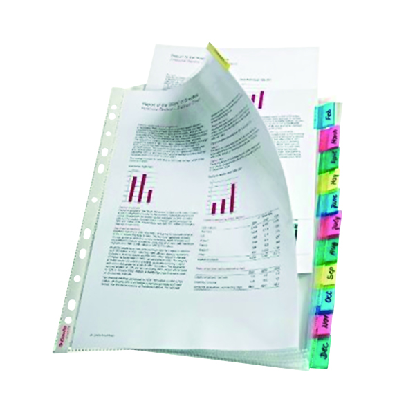 Punched Pocket Index Tabbed