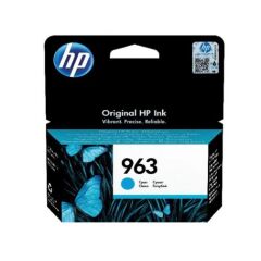 HP 963 Cyan Standard Capacity Ink Cartridge 11ml for HP OfficeJet Pro 9010/9020 series - 3JA23AE Image