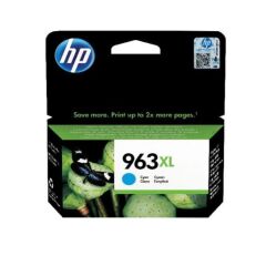 HP 963XL Cyan High Yield Ink Cartridge 23ml for HP OfficeJet Pro 9010/9020 series - 3JA27AE Image