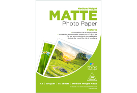 Think Matte A4 Photo Paper - 190gsm - 50 Sheets