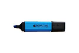 ValueX Flat Barrel Highlighter Pen Chisel Tip 1-5mm Line Blue (Pack 10)