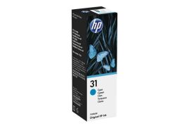 HP 31 Cyan Standard Capacity Ink Bottle - 1VU26AE