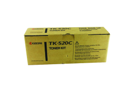 Kyocera Cyan TK-520C Toner Cartridge (4,000 Page Capacity)