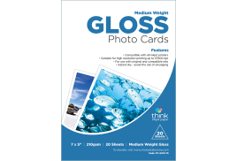 Think Glossy Photo Paper 7x5 -210gsm (20 Sheets)