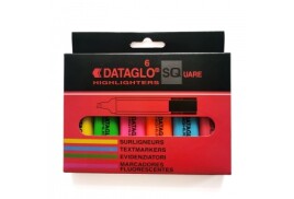 ValueX Flat Barrel Highlighter Pen Chisel Tip 1-5mm Line Assorted Colours (Pack 6) - 7910WT6