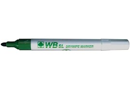 ValueX Whiteboard Marker Bullet Tip 2mm Line Green (Pack 10) - 871004