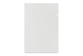 ValueX Cut Flush Folder Polypropylene A4 Orange Peel Clear (Pack 100) - 8020638