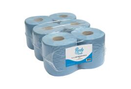 Purely Smile Centrefeed Roll 2Ply Blue (Pack 6) PS1214