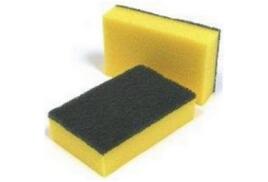 ValueX Foamback Sponge Scourer Green/Yellow (Pack 10) - 705004