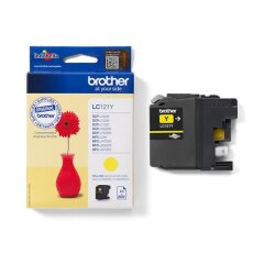 Brother Yellow Ink Cartridge 4ml - LC121Y Image