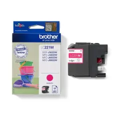 Brother Magenta Ink Cartridge 4ml - LC221M Image