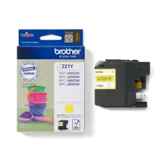 Brother Yellow Ink Cartridge 4ml - LC221Y Image