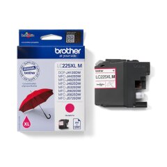 Brother Magenta High Capacity Ink Cartridge 12ml - LC225XLM Image