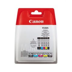 Canon 0372C004 PGI570 CLI571 Ink 15ml 5x7ml Multipack Image