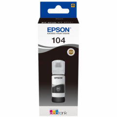 Epson 104 Black Ink Bottle 70ml 4.5k pages - C13T00P140 Image