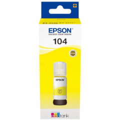 Epson 104 Yellow Ink Bottle 70ml - C13T00P440 Image