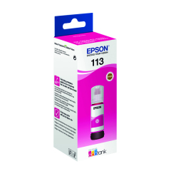 Epson 113 Magenta EcoTank Ink Bottle 70ml - C13T06B340 Image