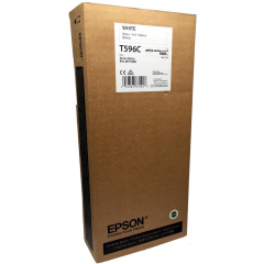 OEM Epson C13T596C00 White Inkjet 350ml Image
