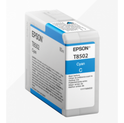 Epson T8502 Cyan Ink Cartridge 80ml - C13T850200 Image