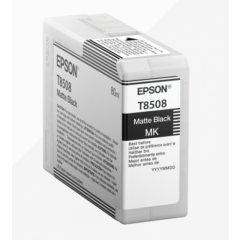 Epson T8508 Matte Black Ink Cartridge 80ml - C13T85080N Image