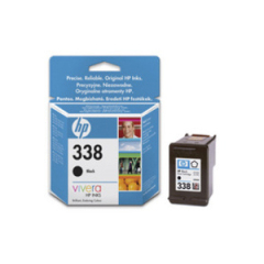 HP 338 Black Standard Capacity Ink Cartridge 11ml - C8765E Image