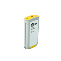 HP 728 Yellow Standard Capacity Ink Cartridge 130ml - F9J65A Image