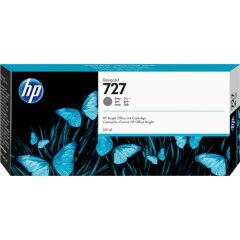 HP No 727 Grey Ink Cartridge 300ml - F9J80A Image