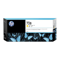 HP No 728 Yellow Standard Capacity Ink Cartridge 300ml - F9K15A Image