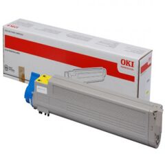 OKI Yellow Toner Cartridge 22K pages - 43837129 Image