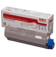 OKI Cyan Toner Cartridge 10K pages - 46443103 Image