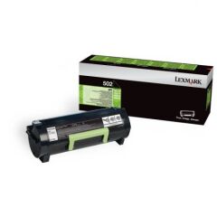 Lexmark 502 Black Toner Cartridge 1.5K pages - 50F2000 Image