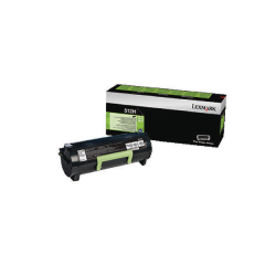 Lexmark 512HE Black Toner Cartridge 5K pages - 51F2H00 Image