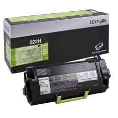 Lexmark 522H Black Toner Cartridge 25K pages - 52D2H00 Image
