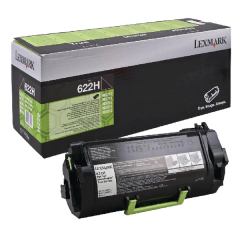 Lexmark 622HE Black High Yield Return Programme Toner 62D2H0E Image