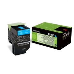 Lexmark 70C2HC0 702HC Cyan Toner 3K Image