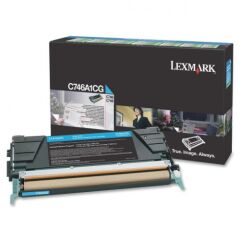 Lexmark Cyan Toner Cartridge 7K pages - C746A1CG Image