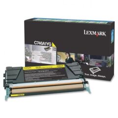 Lexmark Yellow Toner Cartridge 7K pages - C746A1YG Image