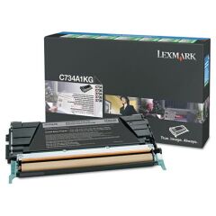 Lexmark Black Toner Cartridge 12K pages - C746H1KG Image