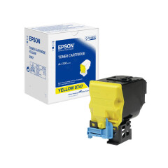 OEM Epson C13S050747 Yellow Toner Cart 8k8 Image