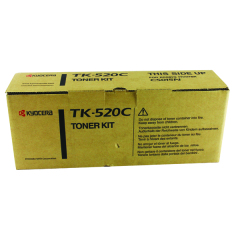 Kyocera Cyan TK-520C Toner Cartridge (4,000 Page Capacity) Image