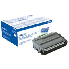 Brother Black Toner Cartridge 20k pages - TN3520 Image